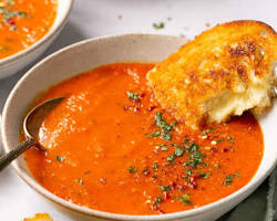 Grilled Cheese with Tomato Soup